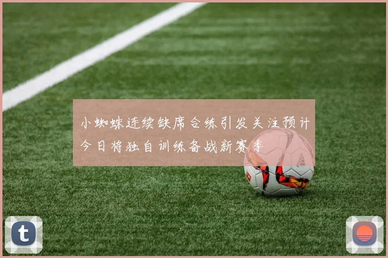 小蜘蛛连续缺席合练引发关注预计今日将独自训练备战新赛季